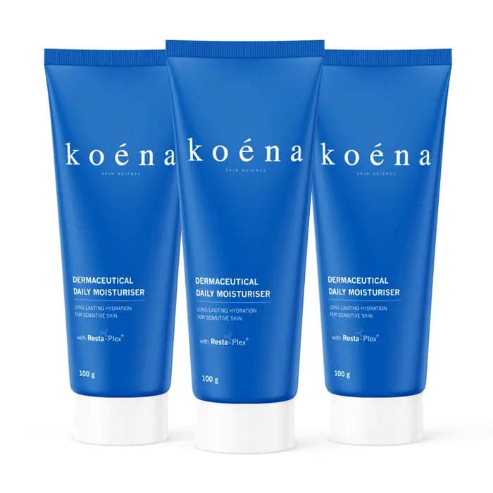 The Stockpile Pack | Koéna Dermaceutical Daily Moisturiser 3 Pack Koena